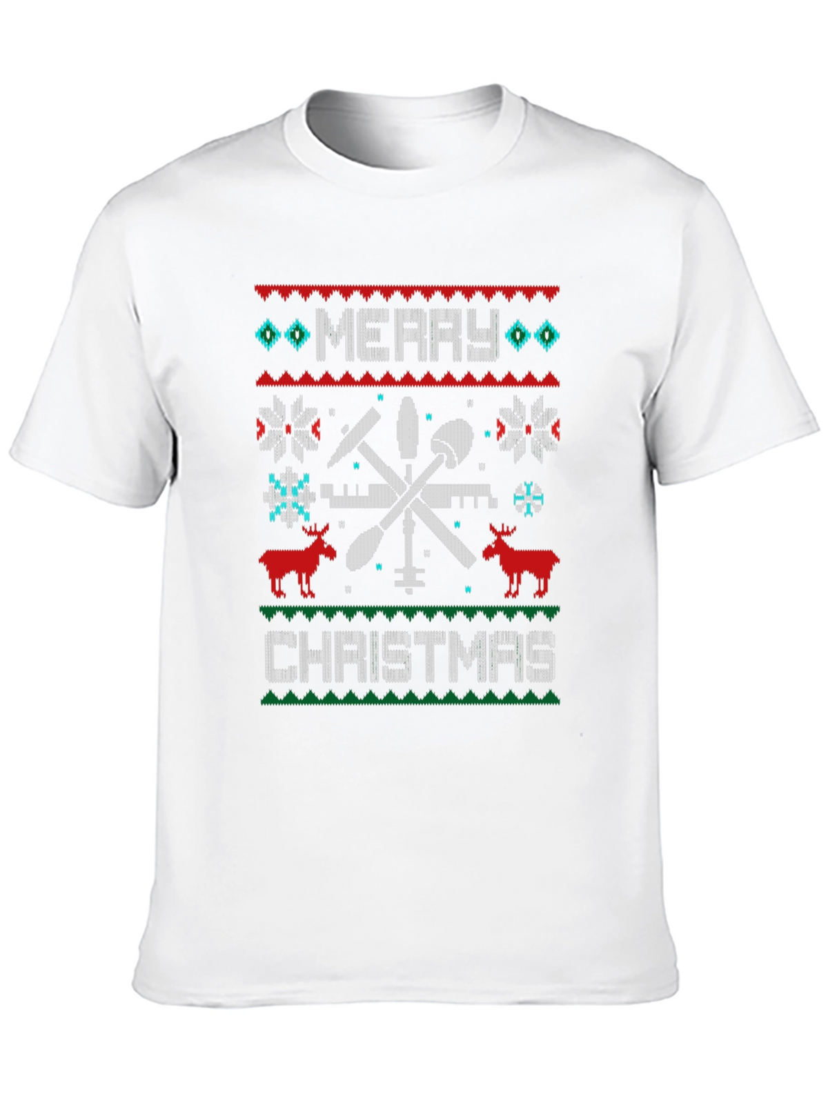 Merry Christmas Tooling Graphic Tee