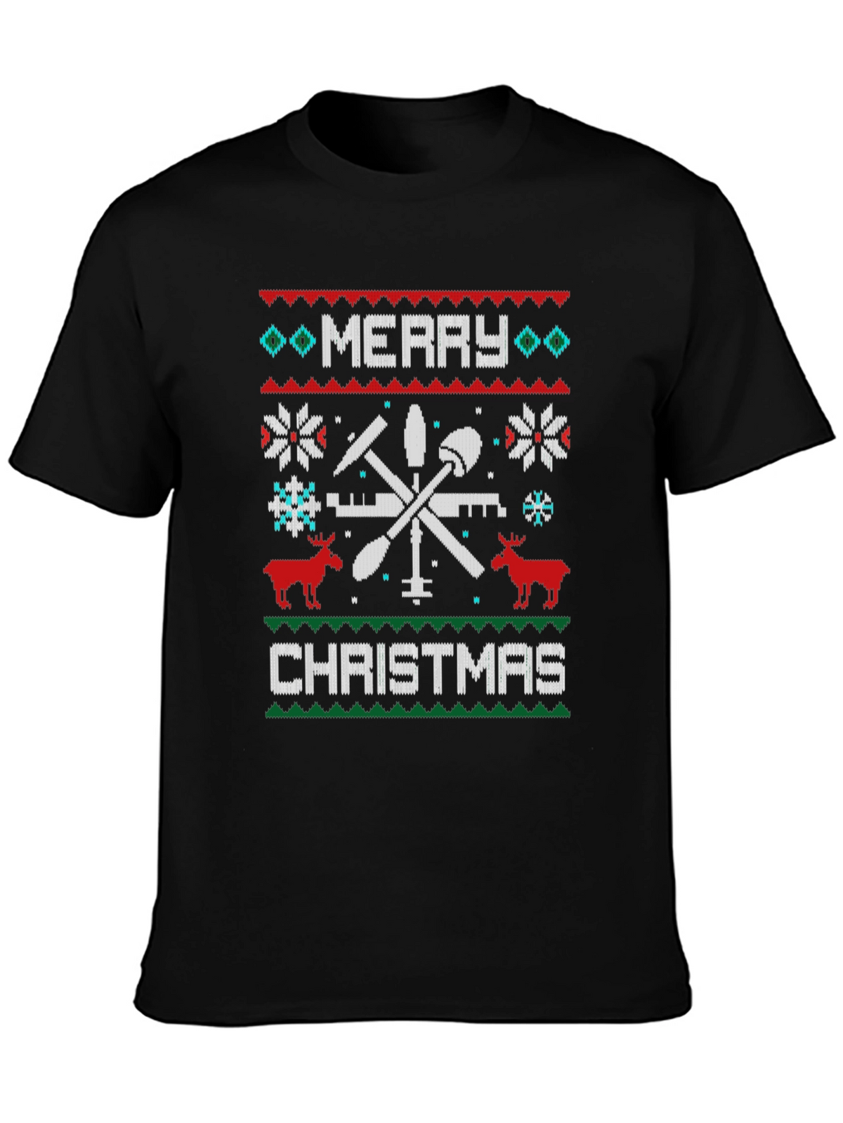 Merry Christmas Tooling Graphic Tee