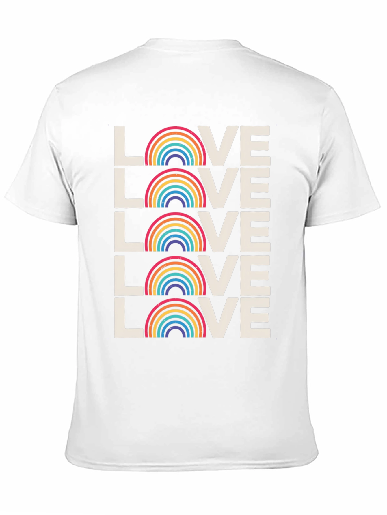 Rainbow Love Graphic Tee - Pride Month Shirt