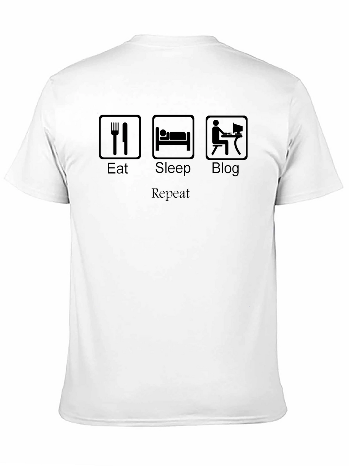 Eat Sleep Blog Repeat T-Shirt
