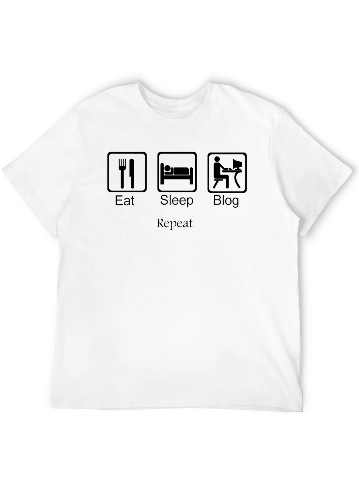 Eat Sleep Blog Repeat T-Shirt