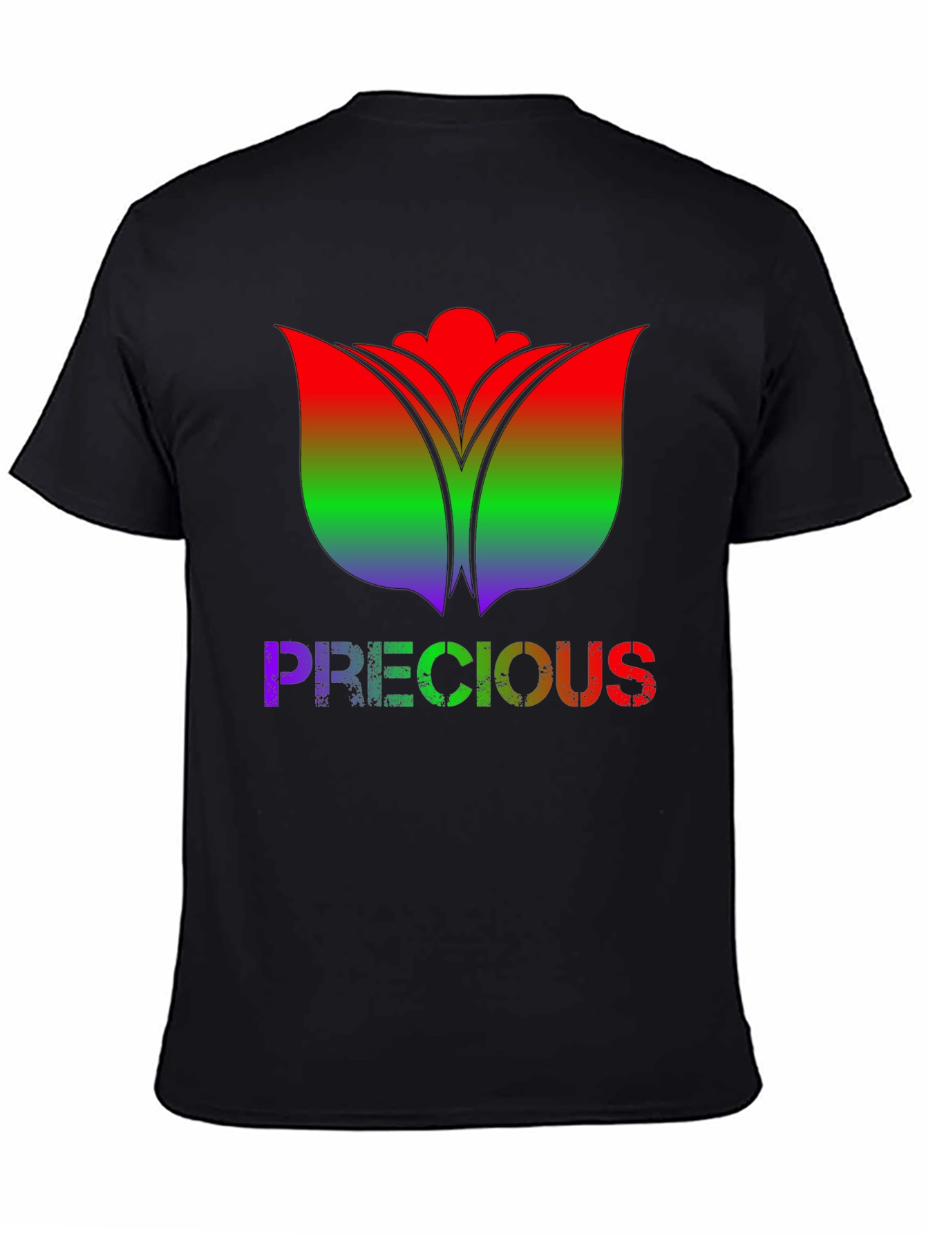 Rainbow Tulip Precious Black Tee
