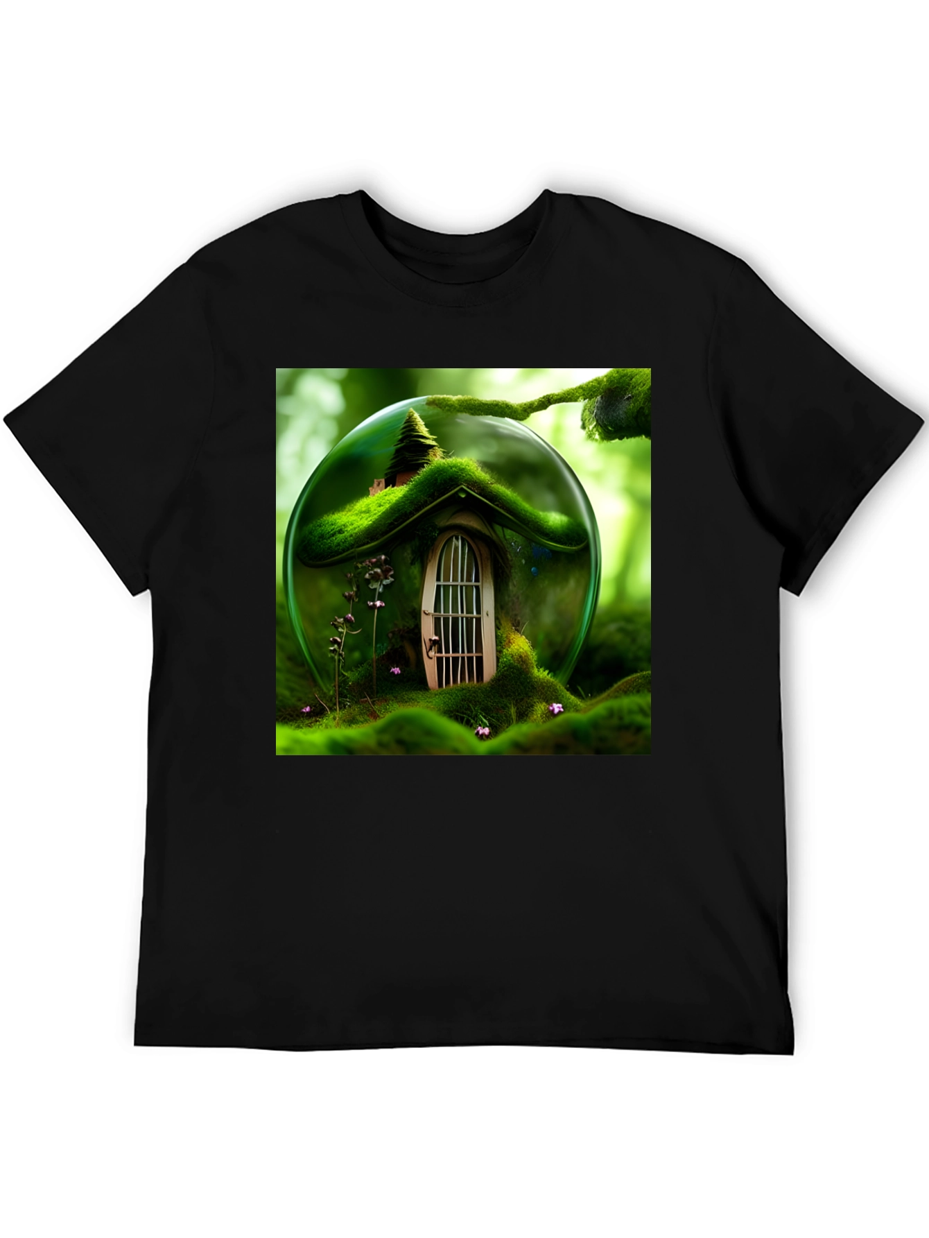 Enchanted Forest House Graphic T-Shirt