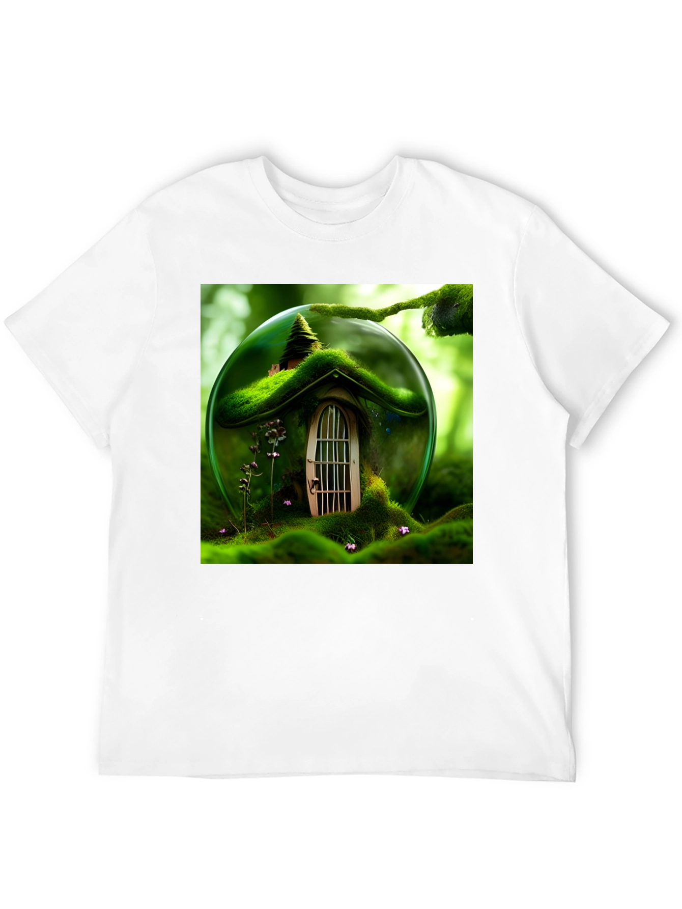 Enchanted Forest House Graphic T-Shirt