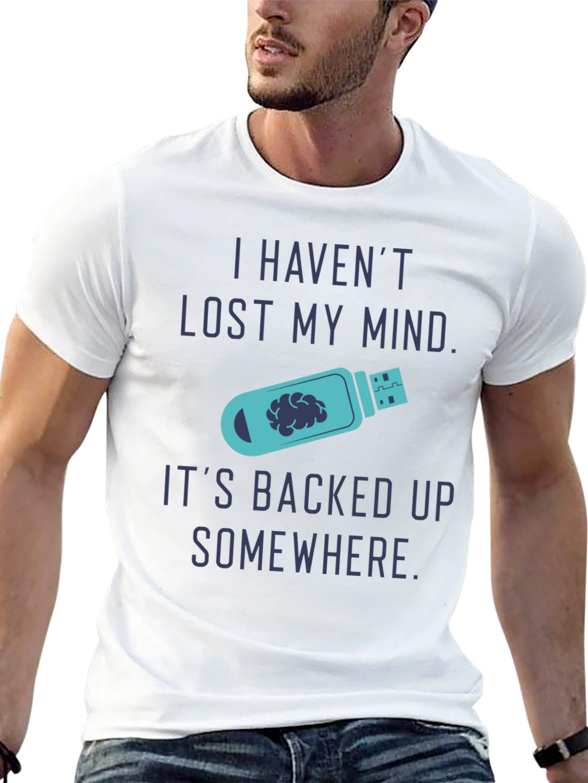 Funny Backed Up Mind T-Shirt