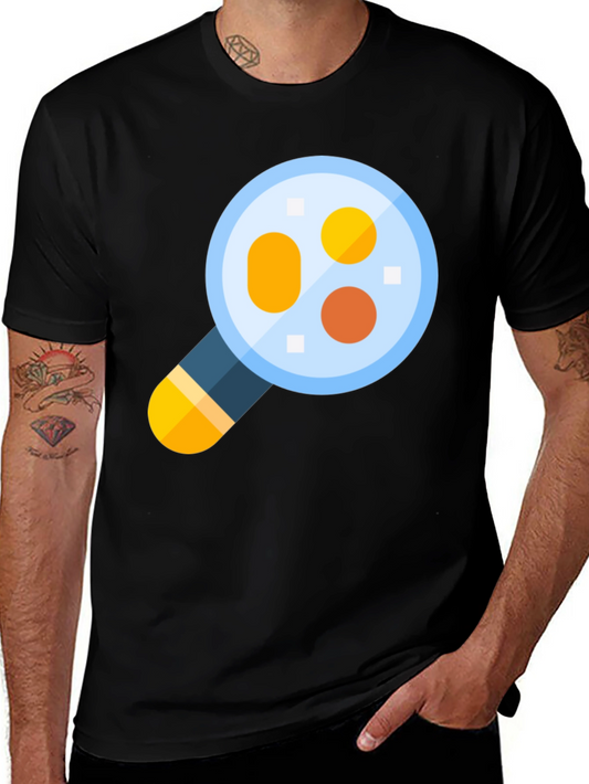 Science T-Shirt: Magnifying Glass Cell Design