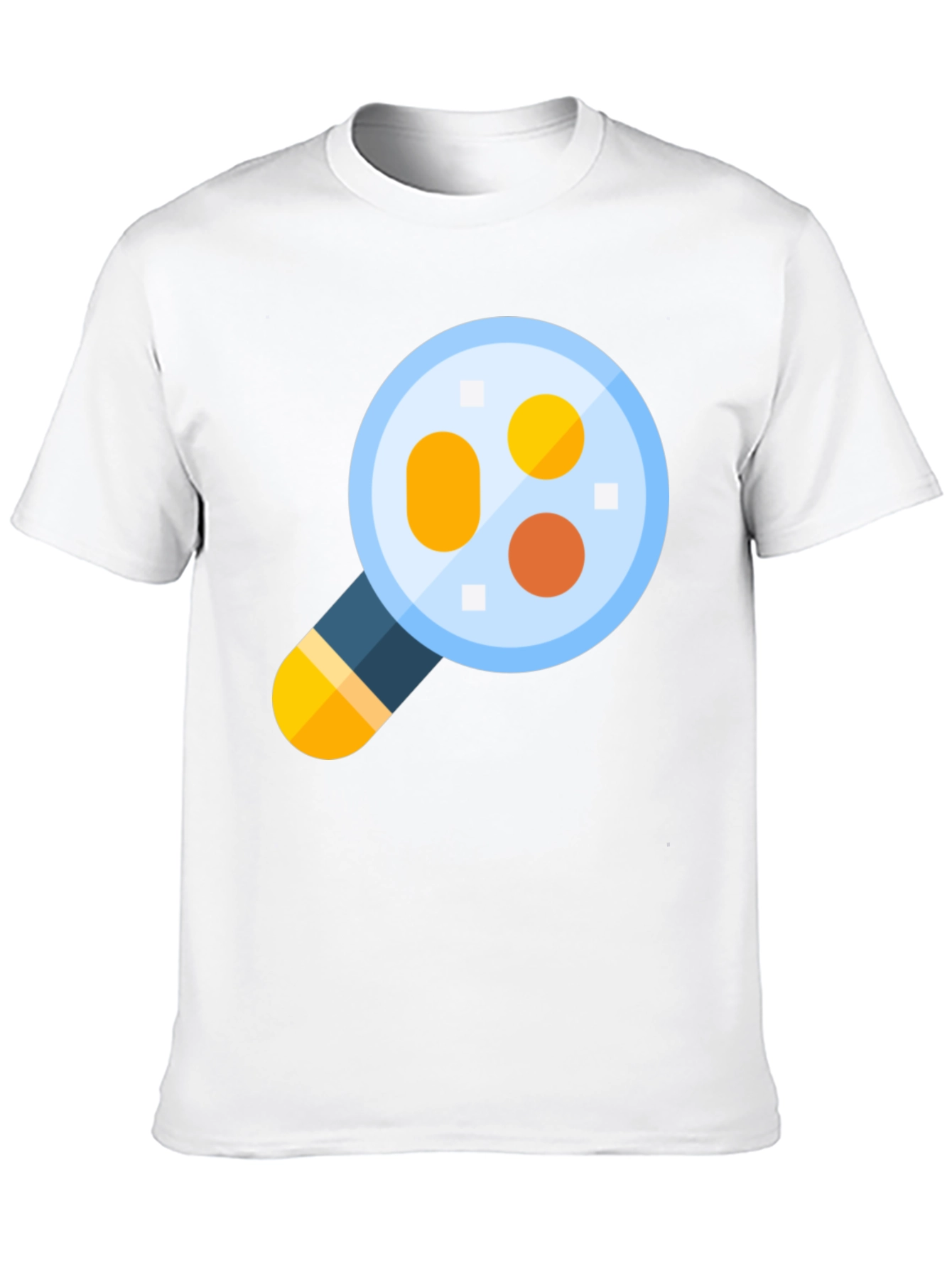 Science T-Shirt: Magnifying Glass Cell Design