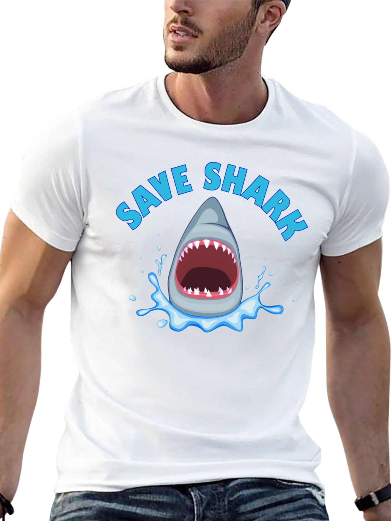 Save Shark T-Shirt - Graphic Tee
