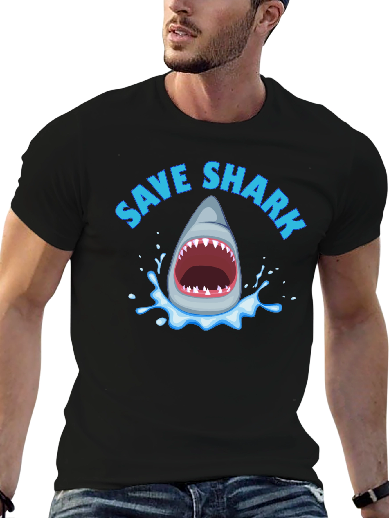 Save Shark T-Shirt - Graphic Tee