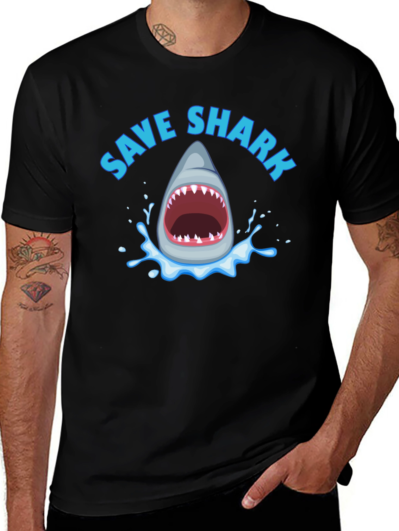 Save Shark T-Shirt - Graphic Tee