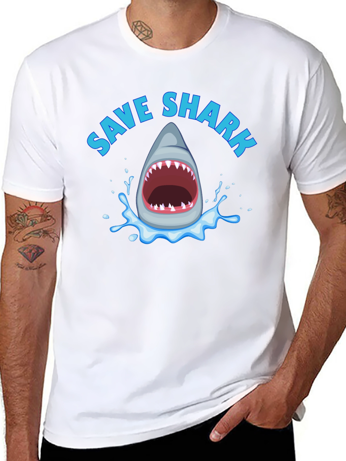 Save Shark T-Shirt - Graphic Tee