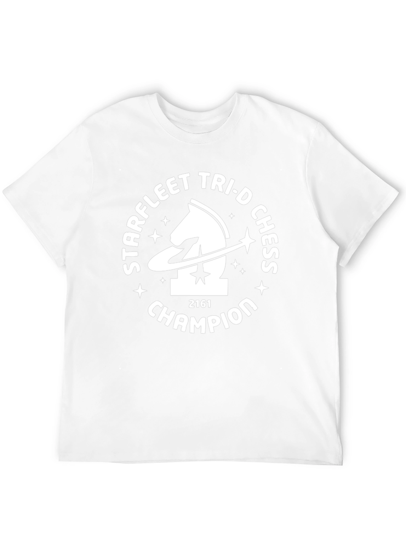 Starfleet Tri-D Chess Champion Black T-Shirt
