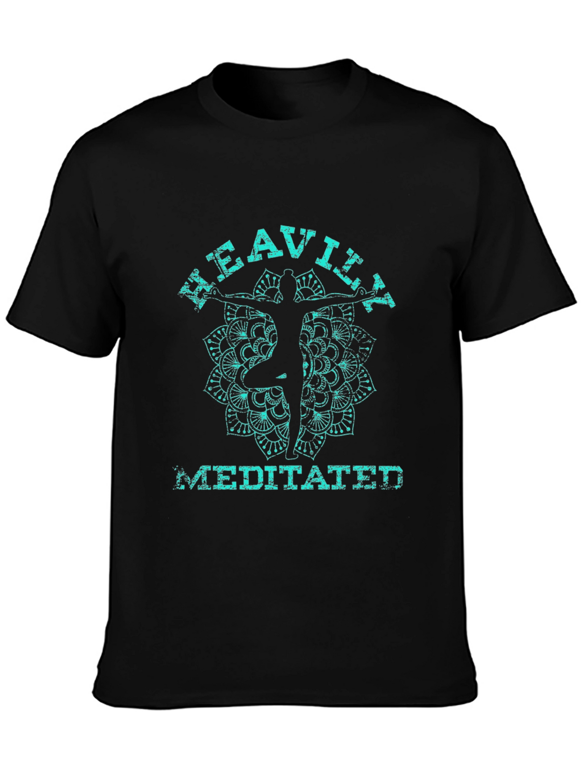 Heavily Meditated Graphic Tee - Black