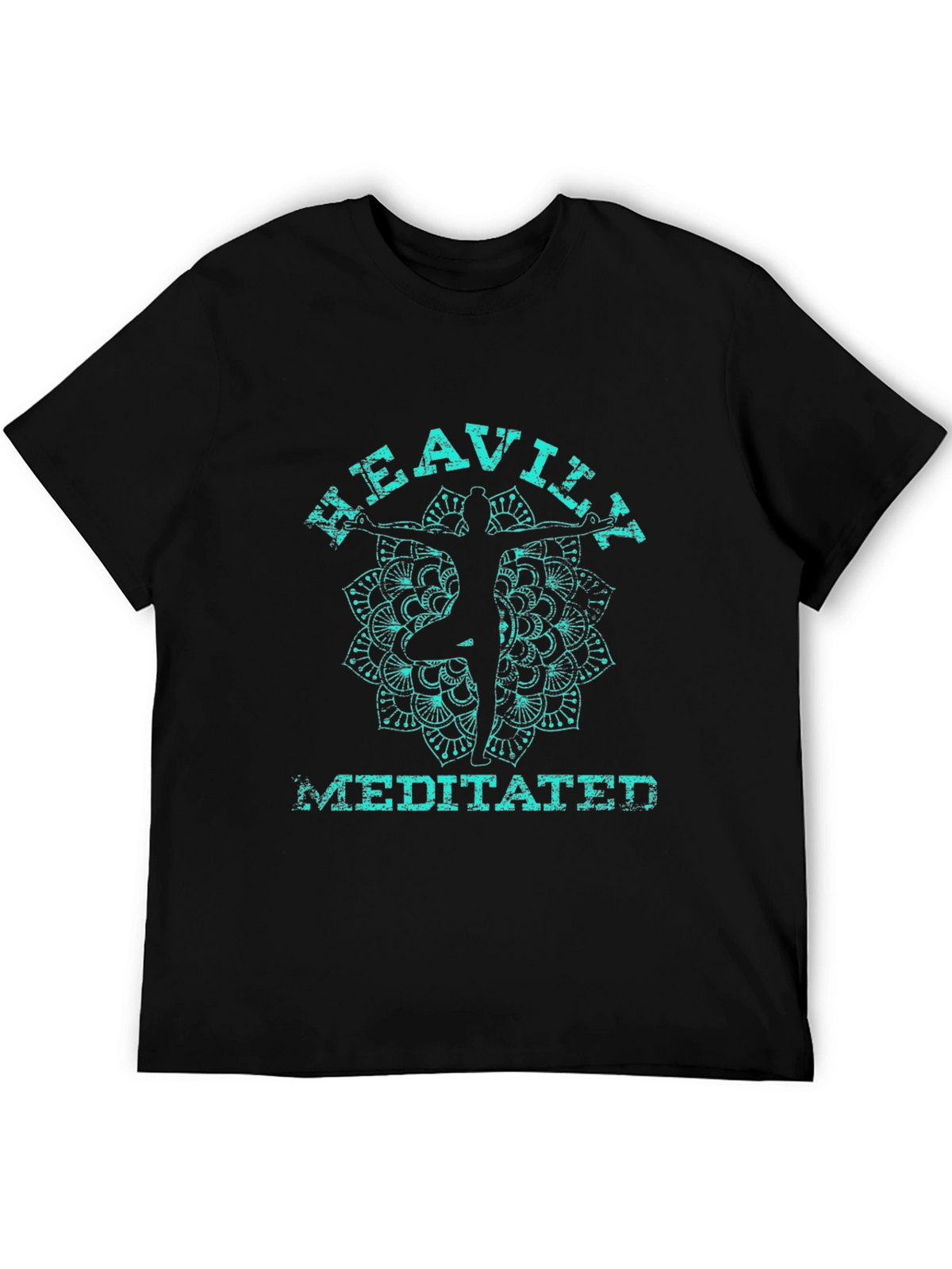 Heavily Meditated Graphic Tee - Black