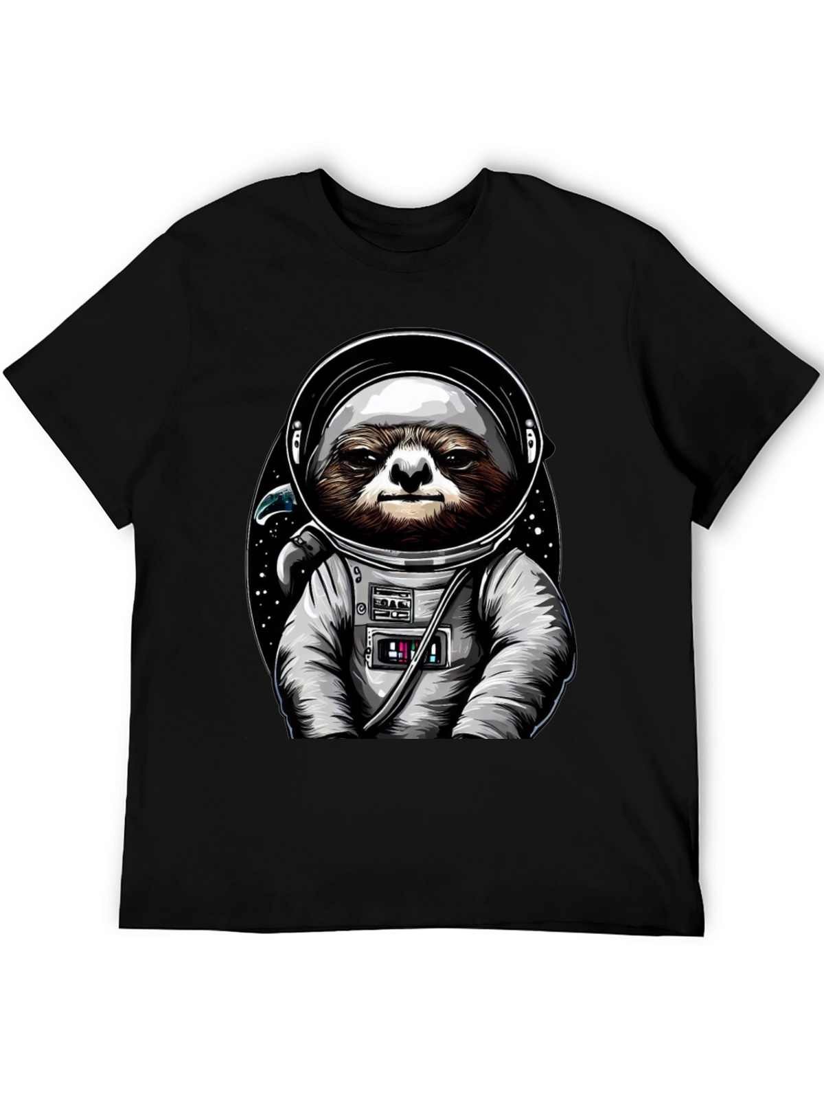 Sloth Astronaut Graphic Tee - Space Sloth T-Shirt