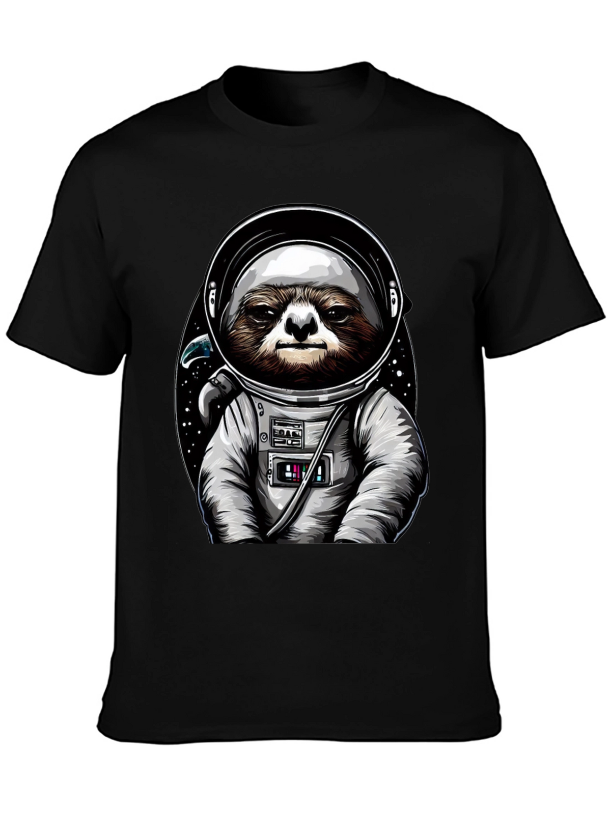 Sloth Astronaut Graphic Tee - Space Sloth T-Shirt