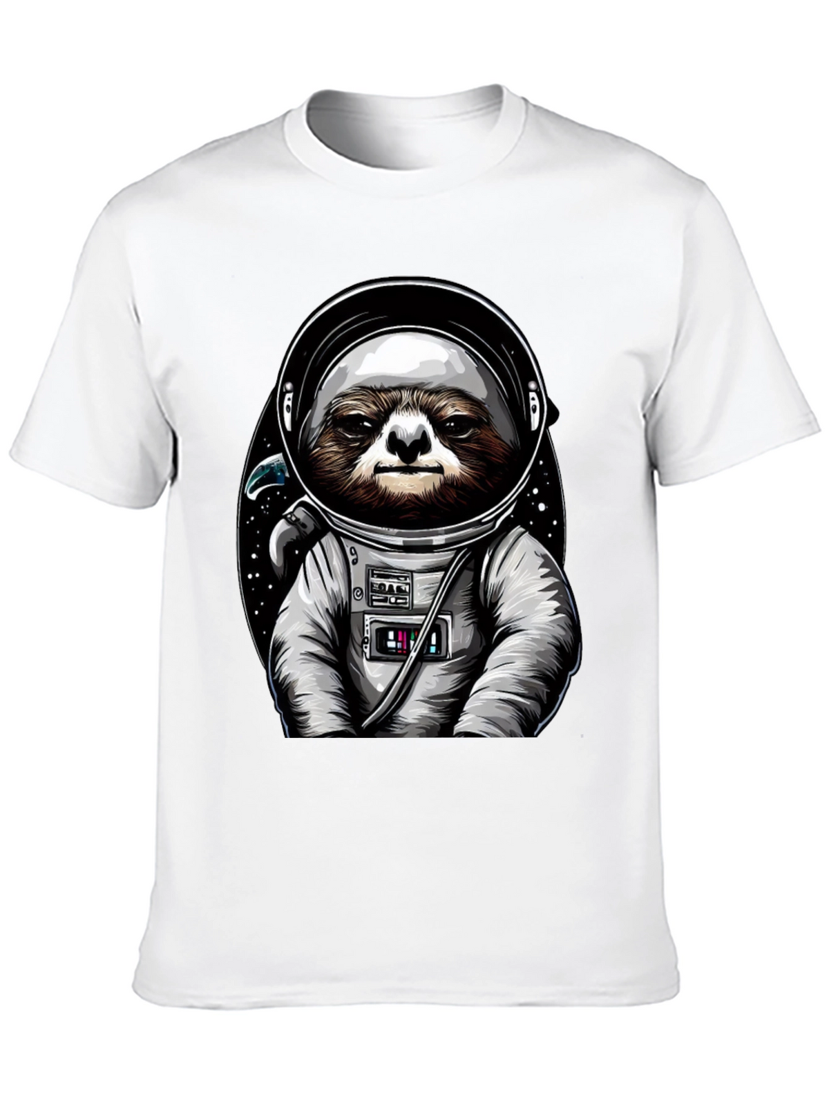 Sloth Astronaut Graphic Tee - Space Sloth T-Shirt