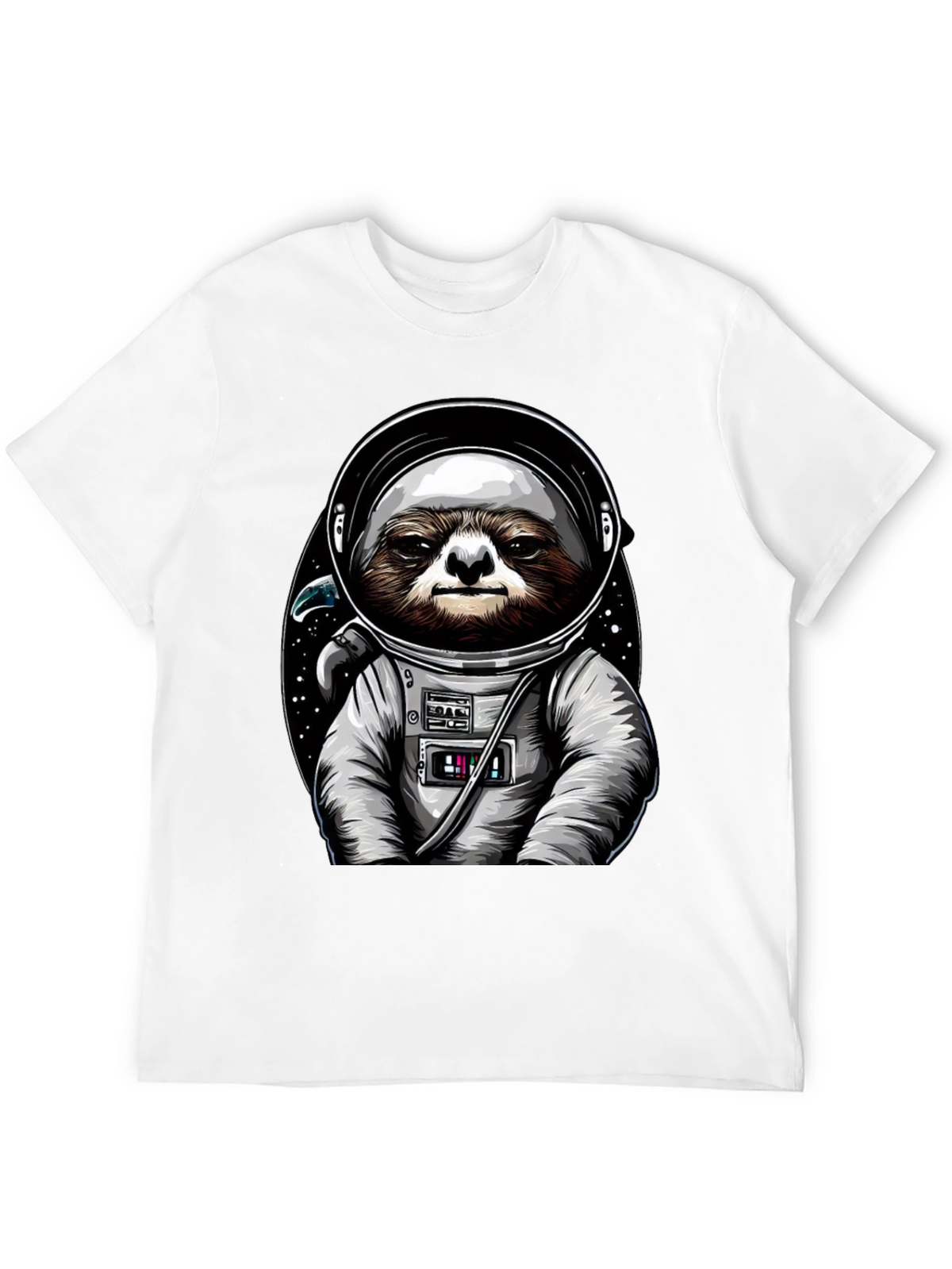 Sloth Astronaut Graphic Tee - Space Sloth T-Shirt