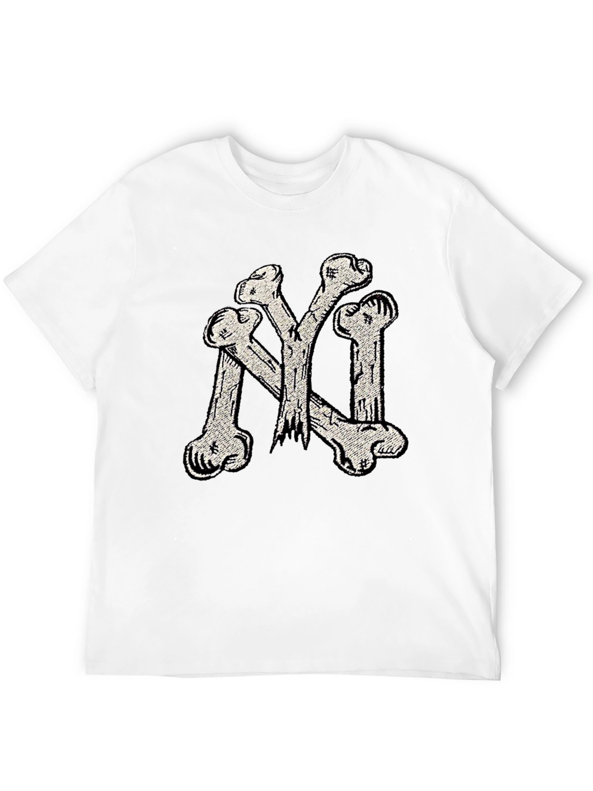 Bone NY Tee - Black Cotton Graphic T-Shirt