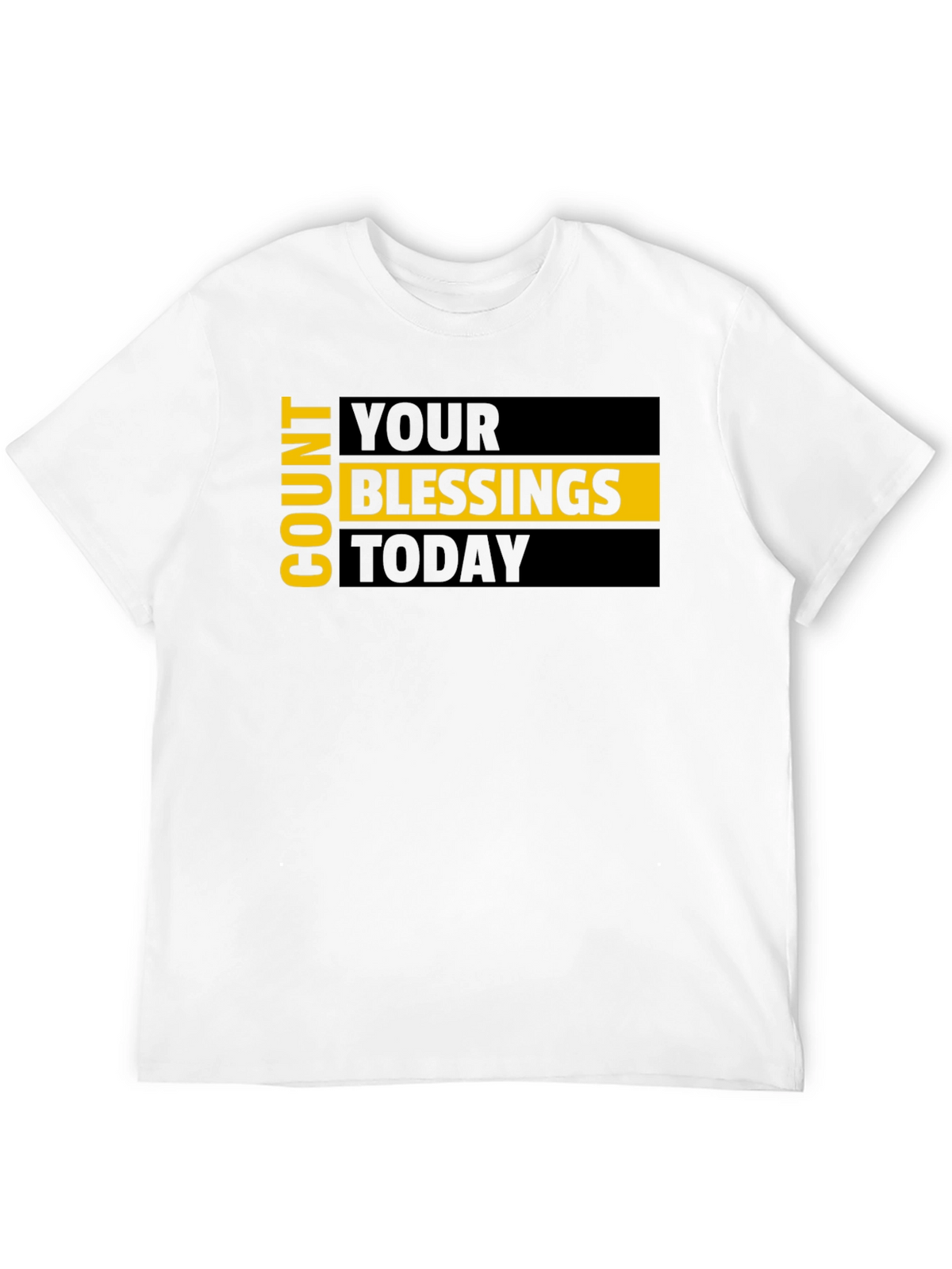 Count Your Blessings Graphic Tee - Black