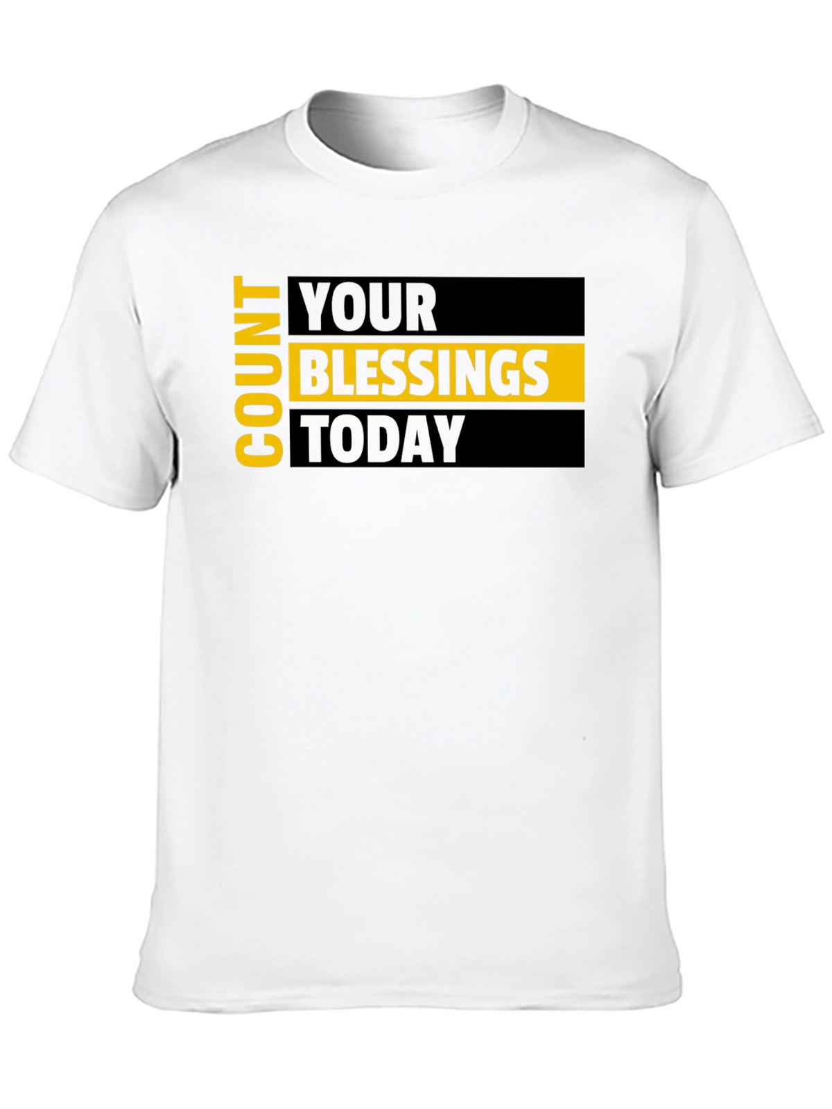Count Your Blessings Graphic Tee - Black