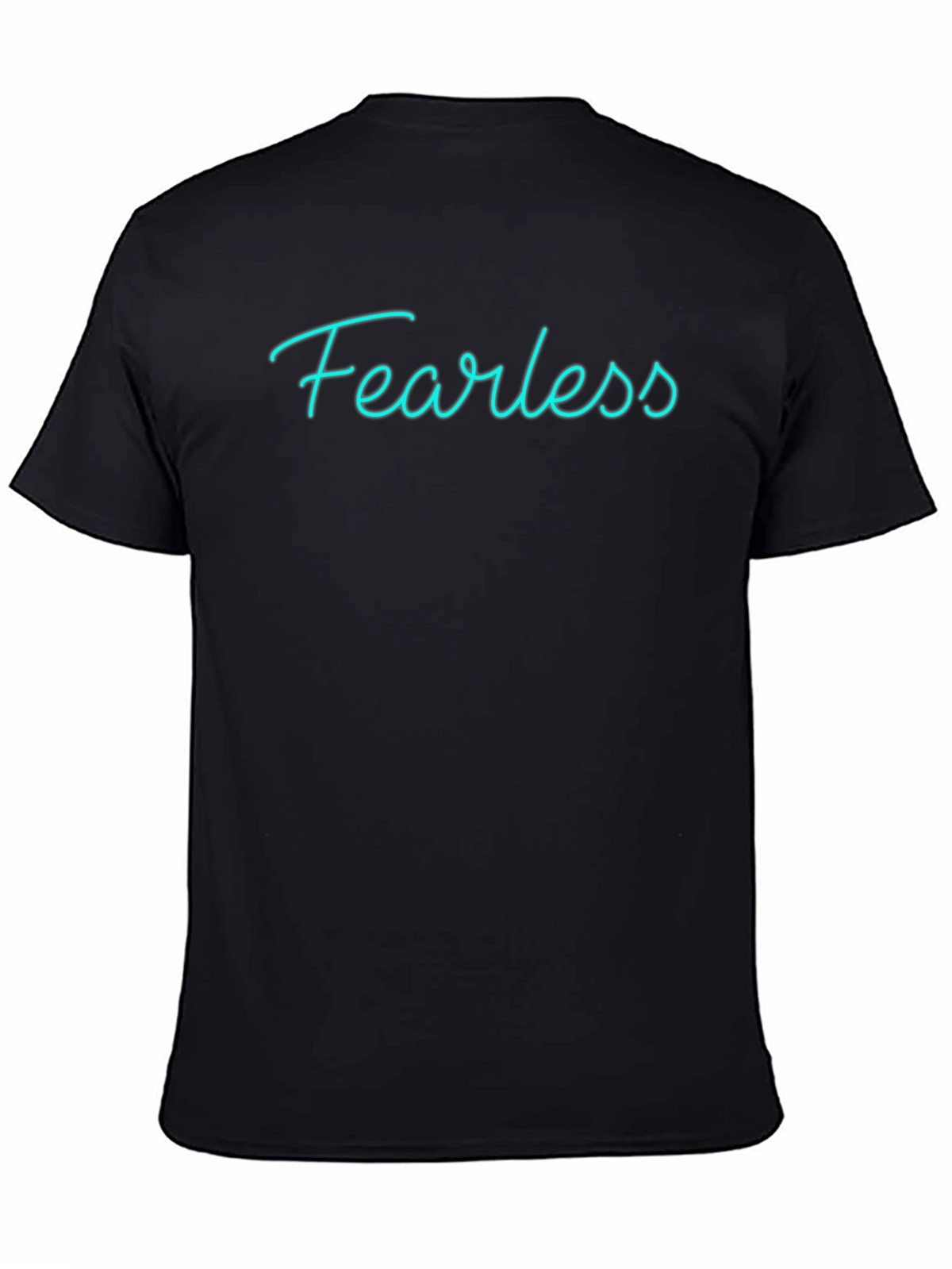 Fearless Black T-Shirt - Stylish Graphic Tee