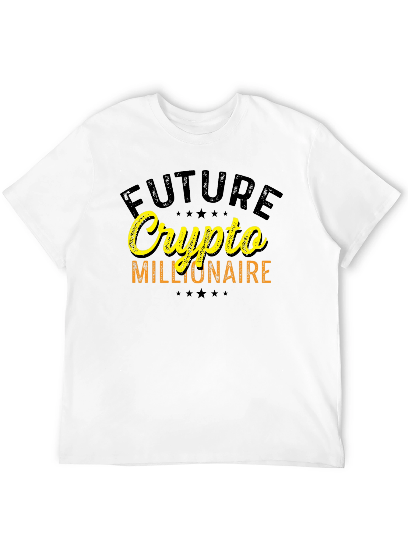 Future Crypto Millionaire Graphic Tee - Black