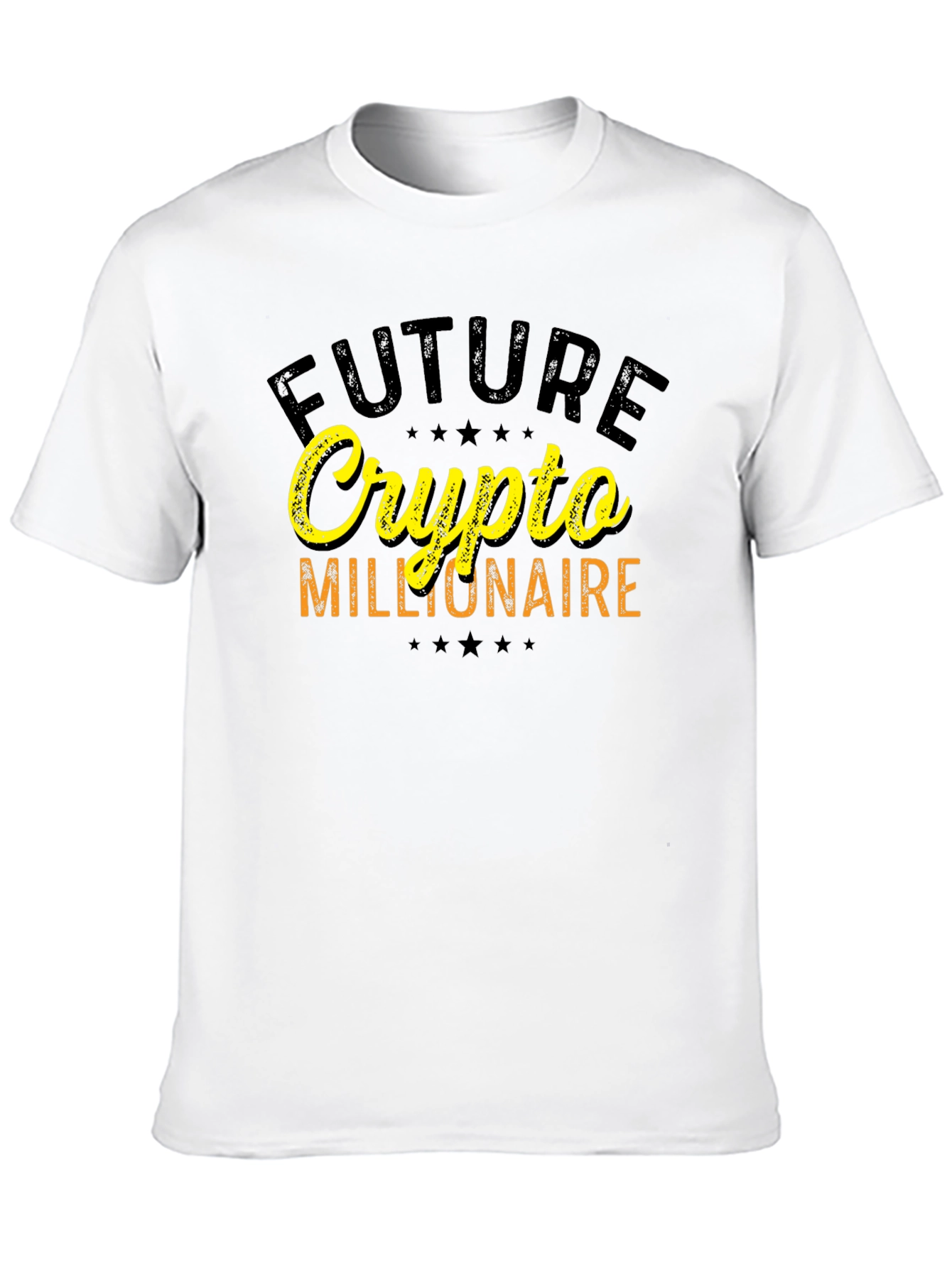 Future Crypto Millionaire Graphic Tee - Black