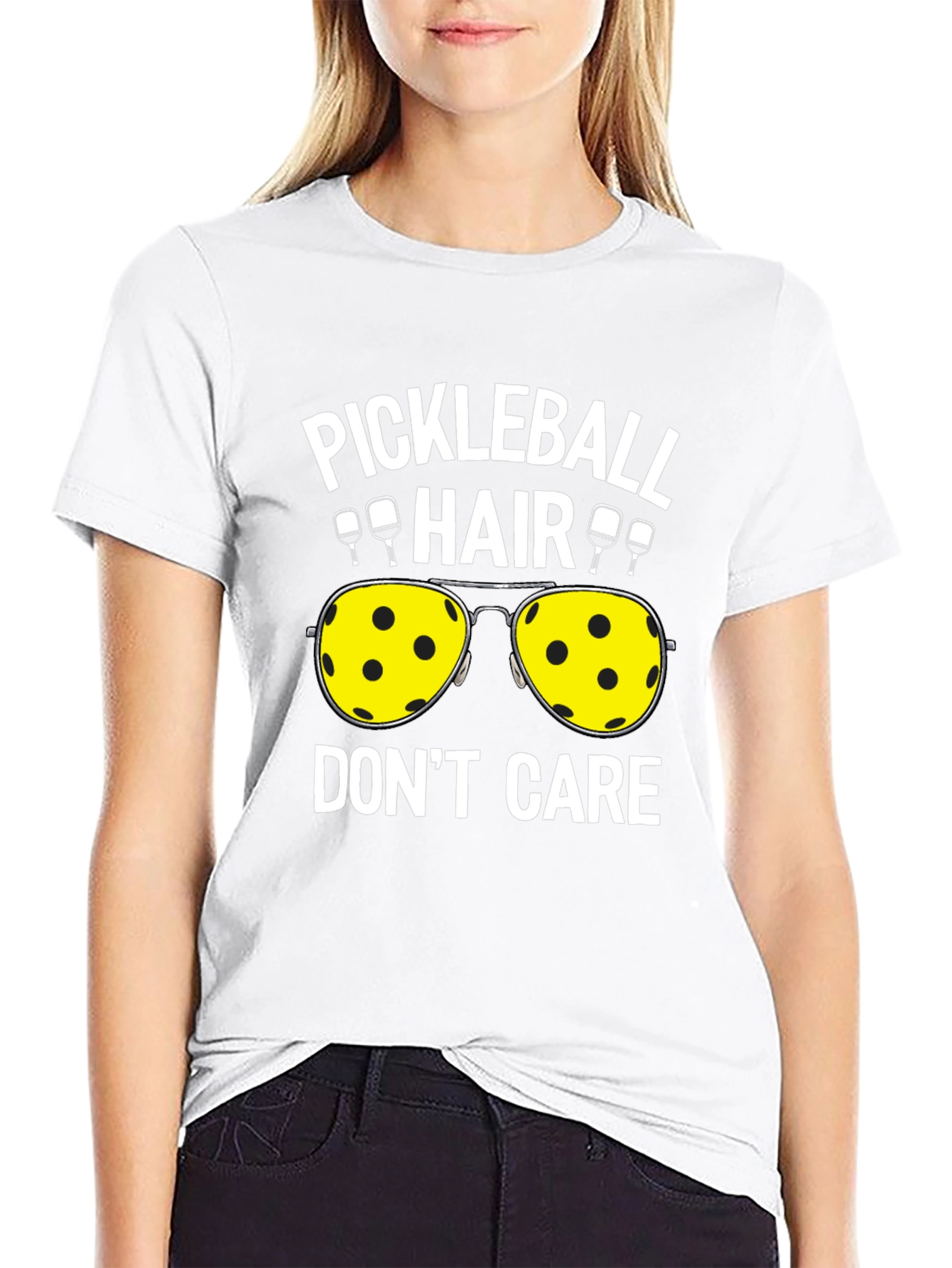 Pickleball Hair Dont Care T-Shirt