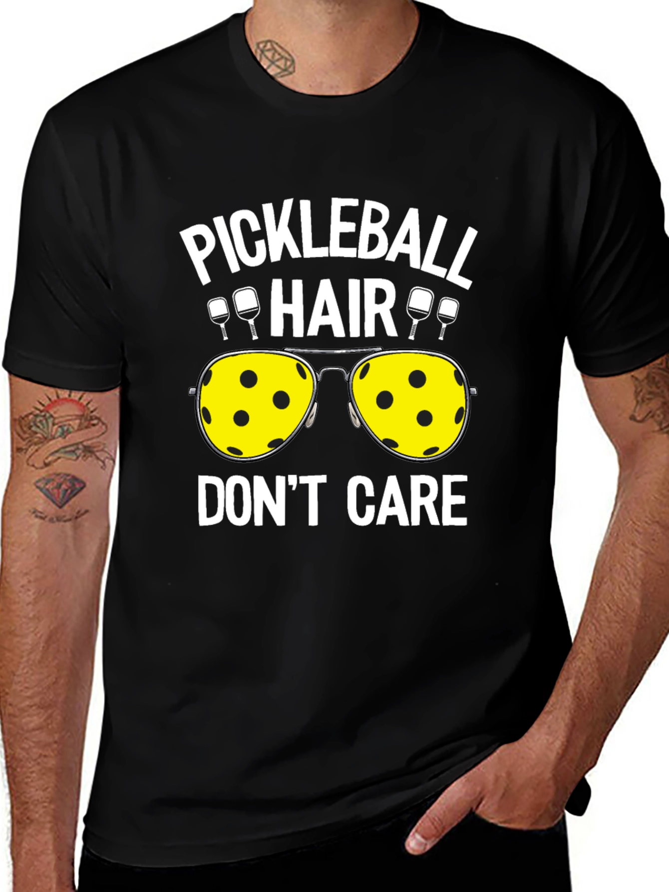 Pickleball Hair Dont Care T-Shirt