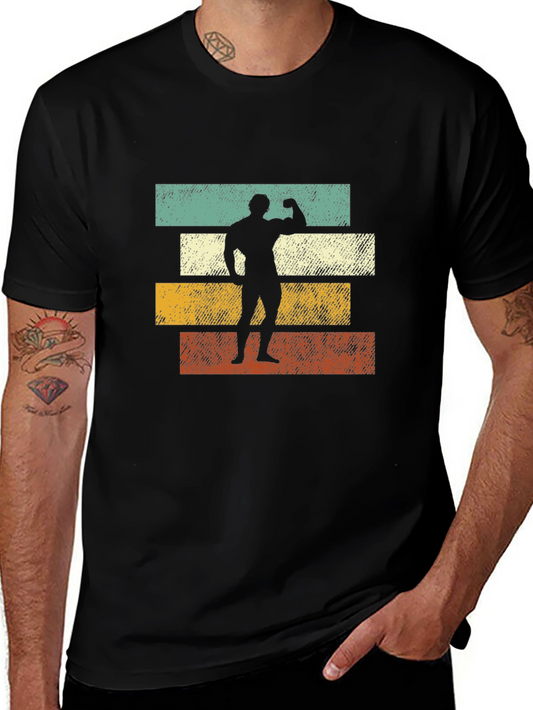 Retro Bodybuilder Graphic Tee