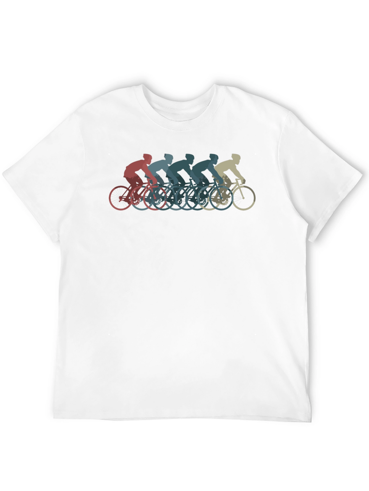 Retro Cycling Team T-Shirt - Cool Graphic Tee