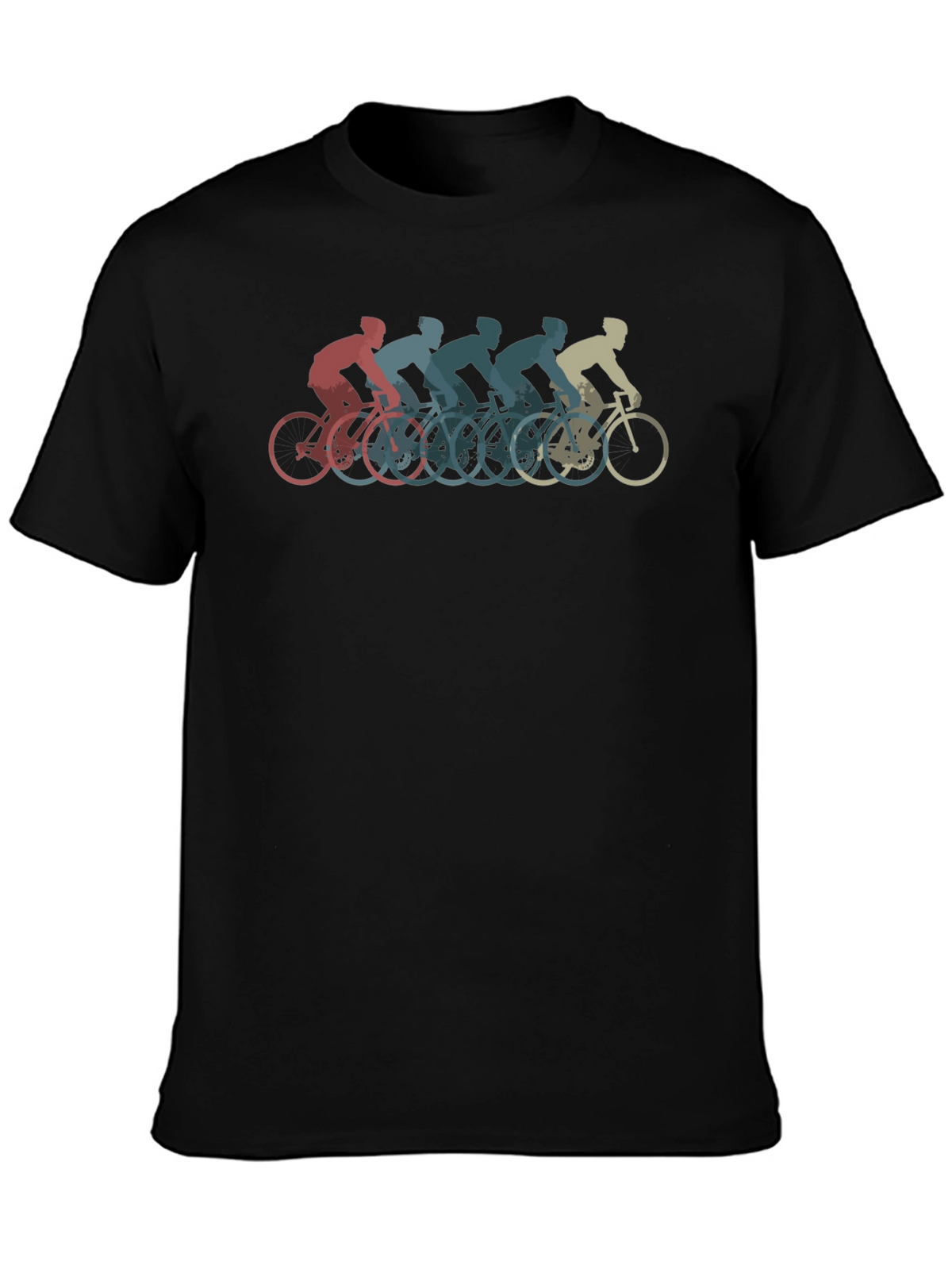 Retro Cycling Team T-Shirt - Cool Graphic Tee