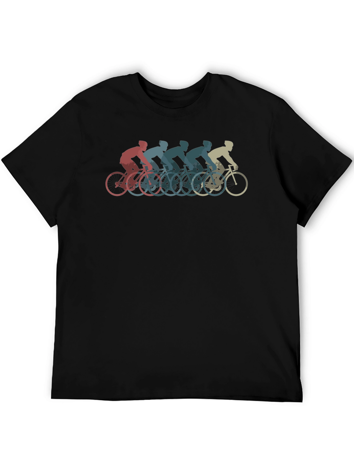 Retro Cycling Team T-Shirt - Cool Graphic Tee