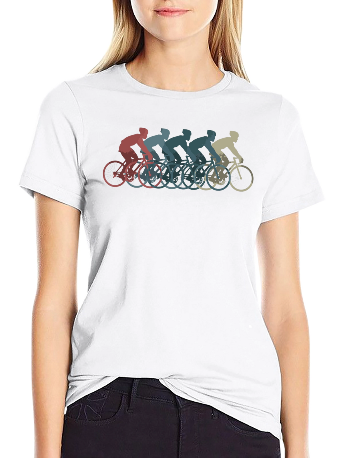 Retro Cycling Team T-Shirt - Cool Graphic Tee