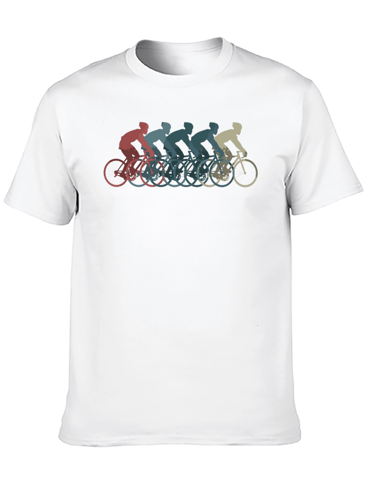 Retro Cycling Team T-Shirt - Cool Graphic Tee