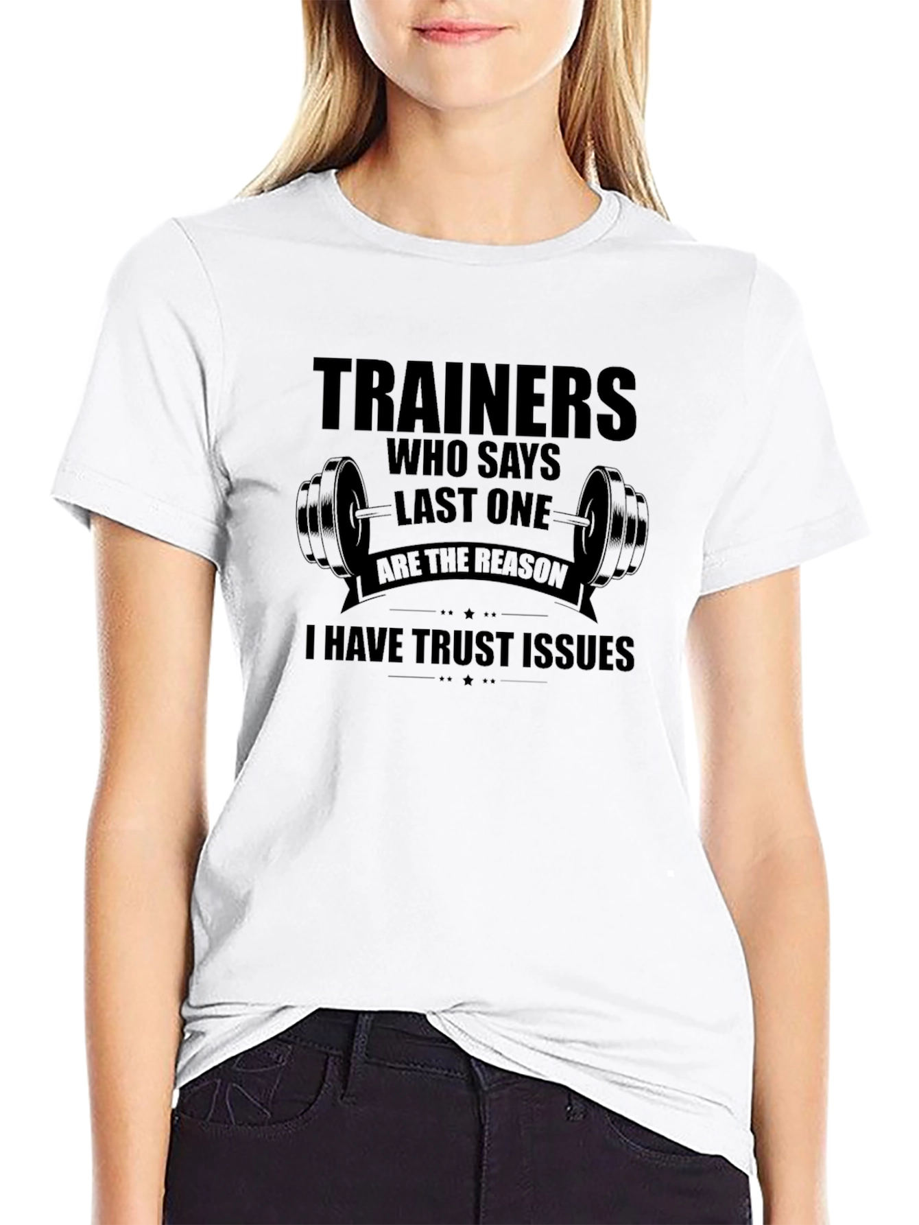 Trainers Trust Issues Graphic Tee - Black