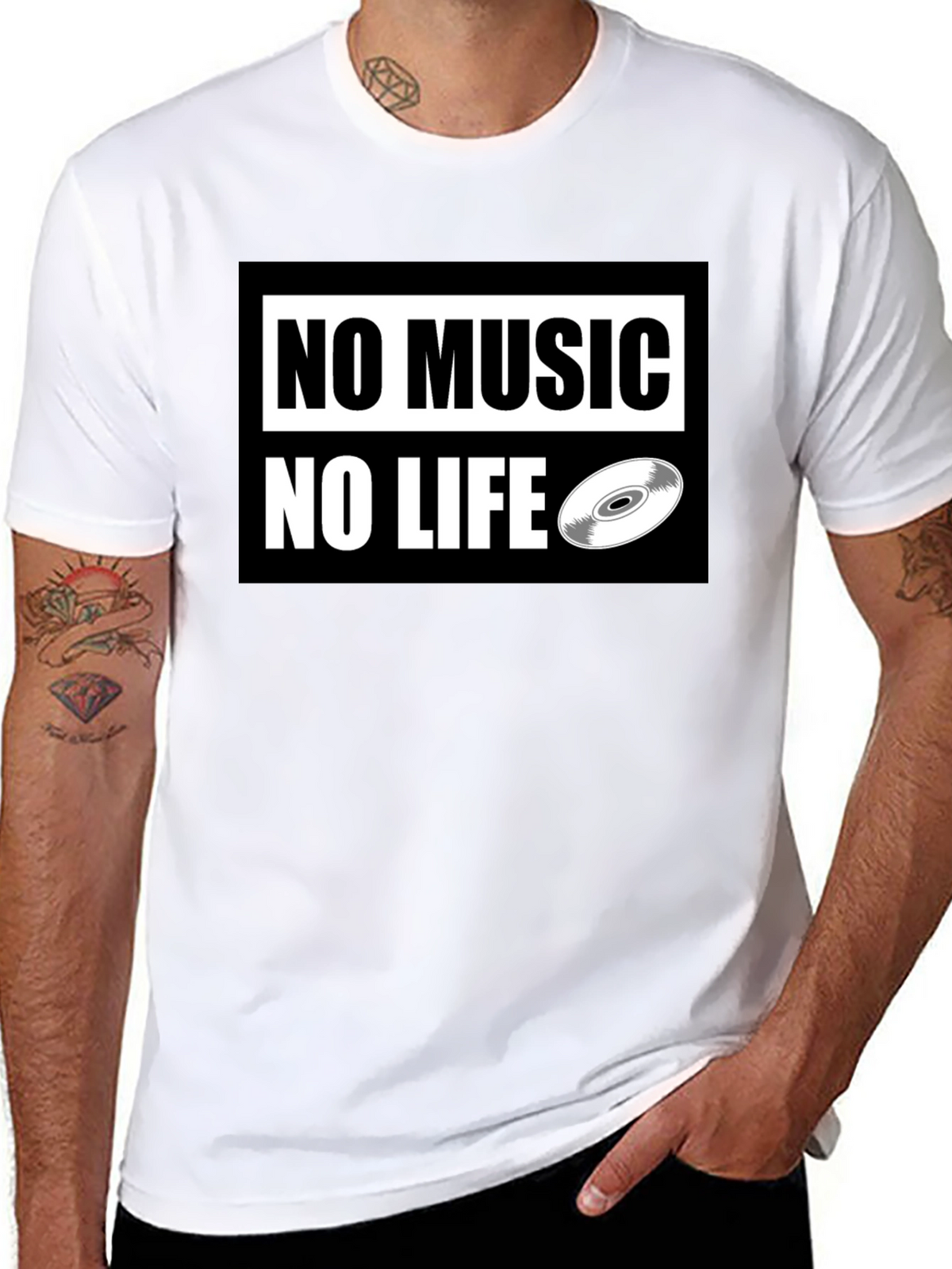 No Music No Life Graphic Tee