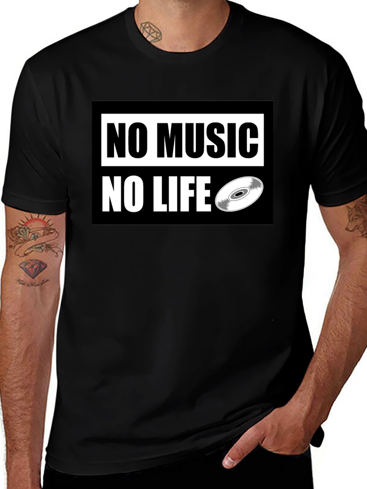 No Music No Life Graphic Tee