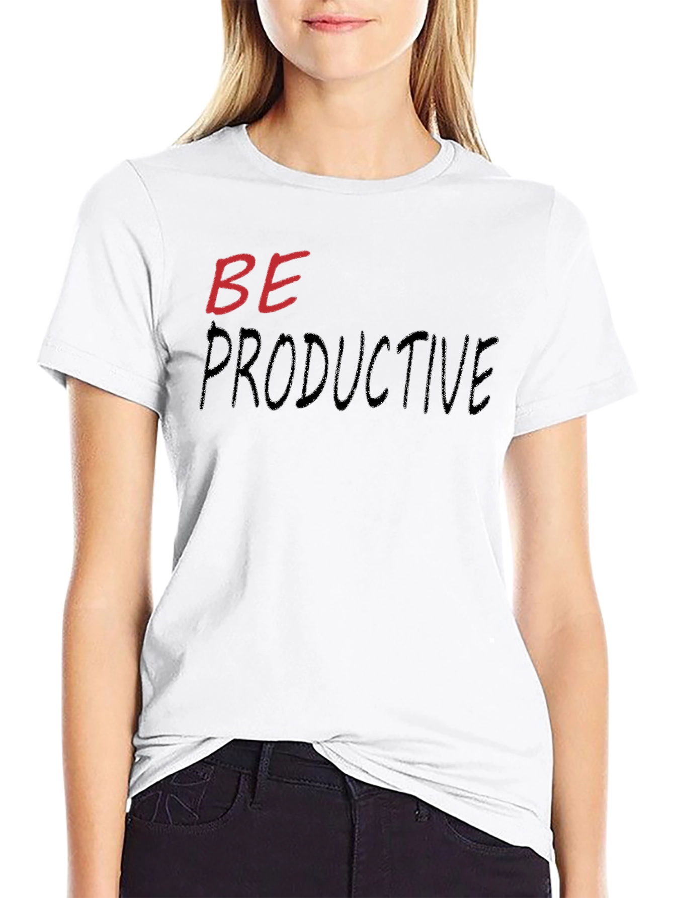 Be Productive Graphic Tee - Black