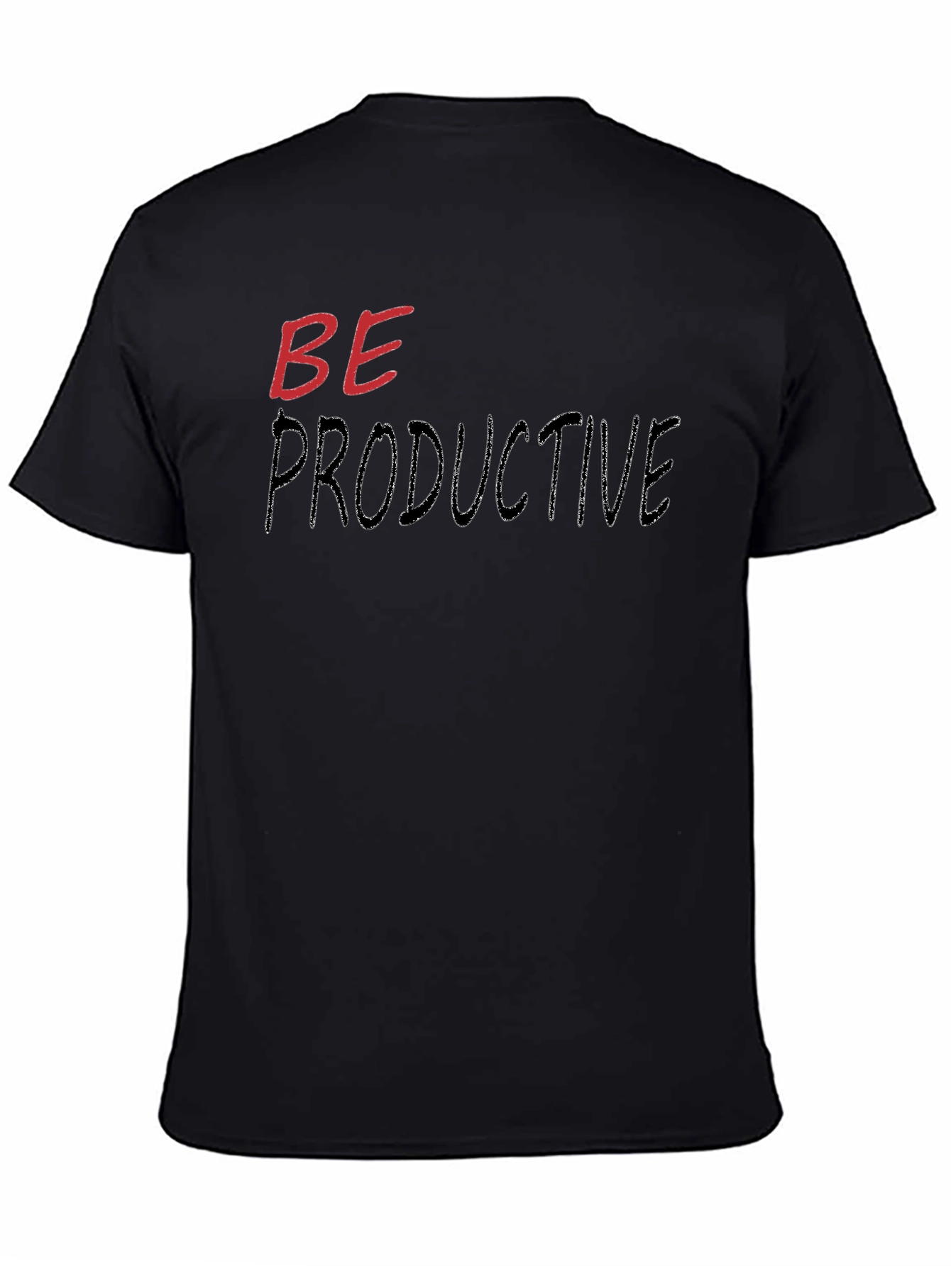 Be Productive Graphic Tee - Black