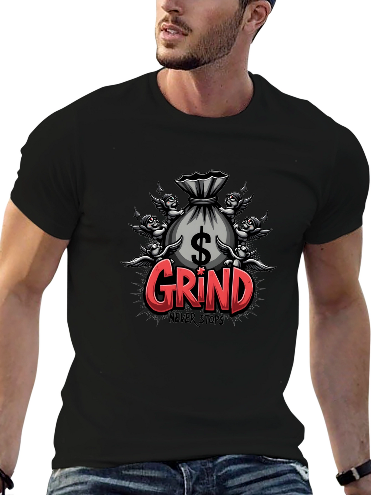 Grind Never Stops Graphic Tee