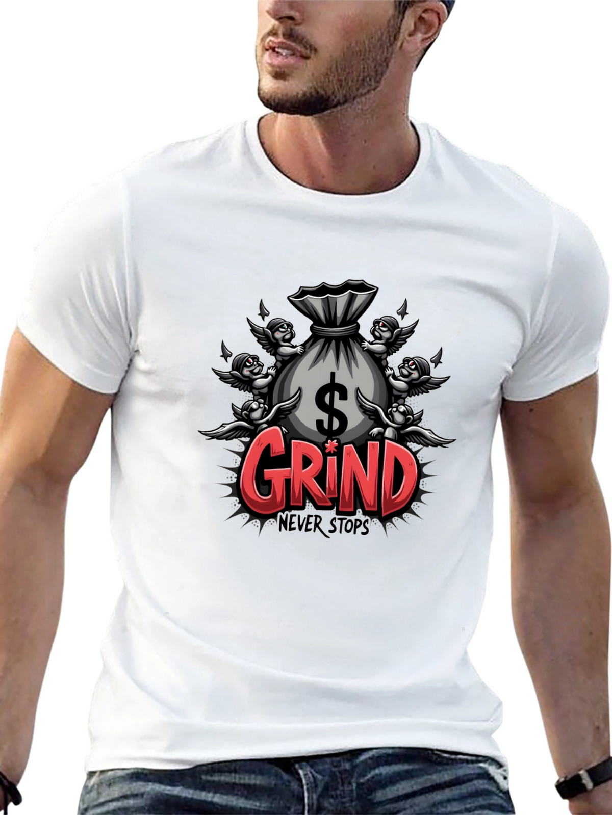 Grind Never Stops Graphic Tee