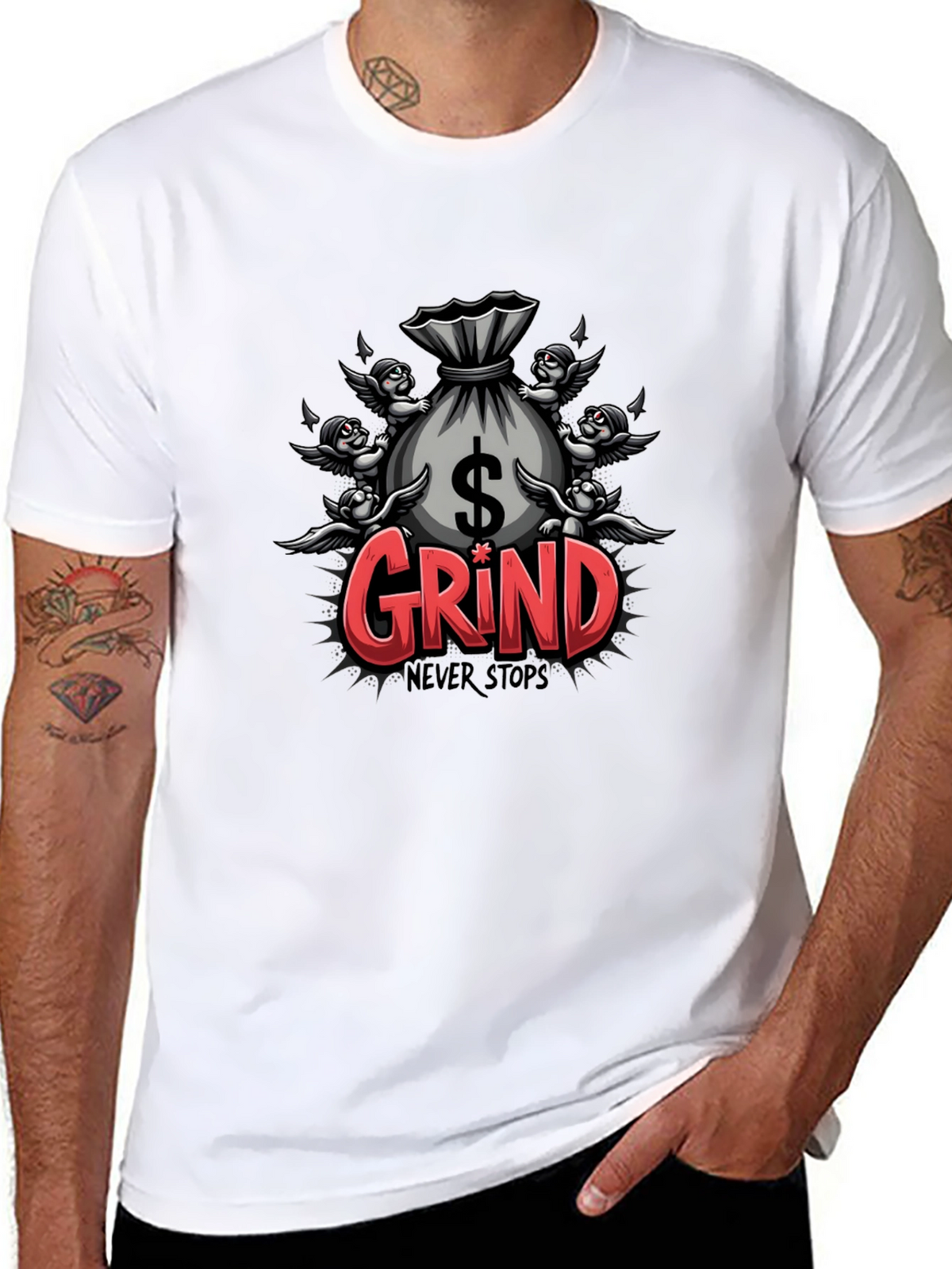 Grind Never Stops Graphic Tee