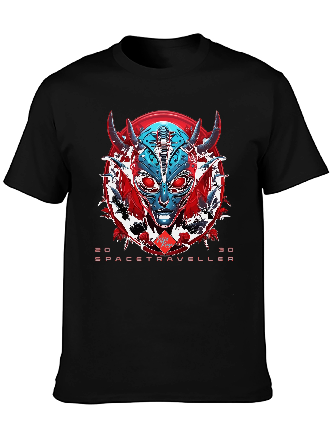 Sci-Fi Spacetraveller Graphic T-Shirt