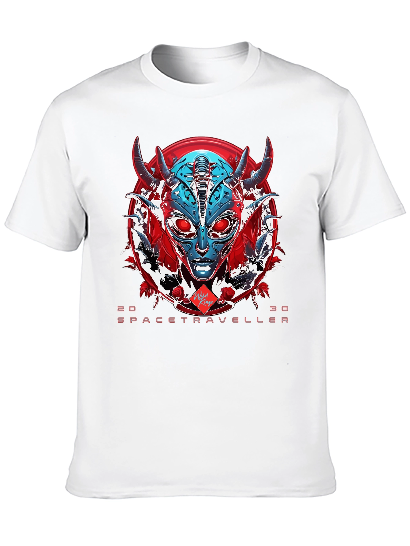 Sci-Fi Spacetraveller Graphic T-Shirt