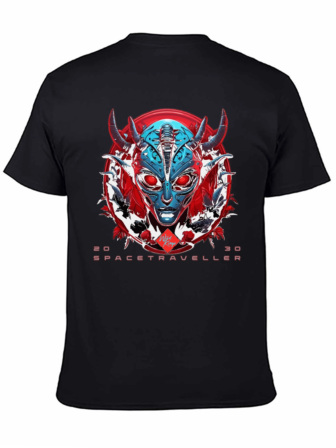 Sci-Fi Spacetraveller Graphic T-Shirt