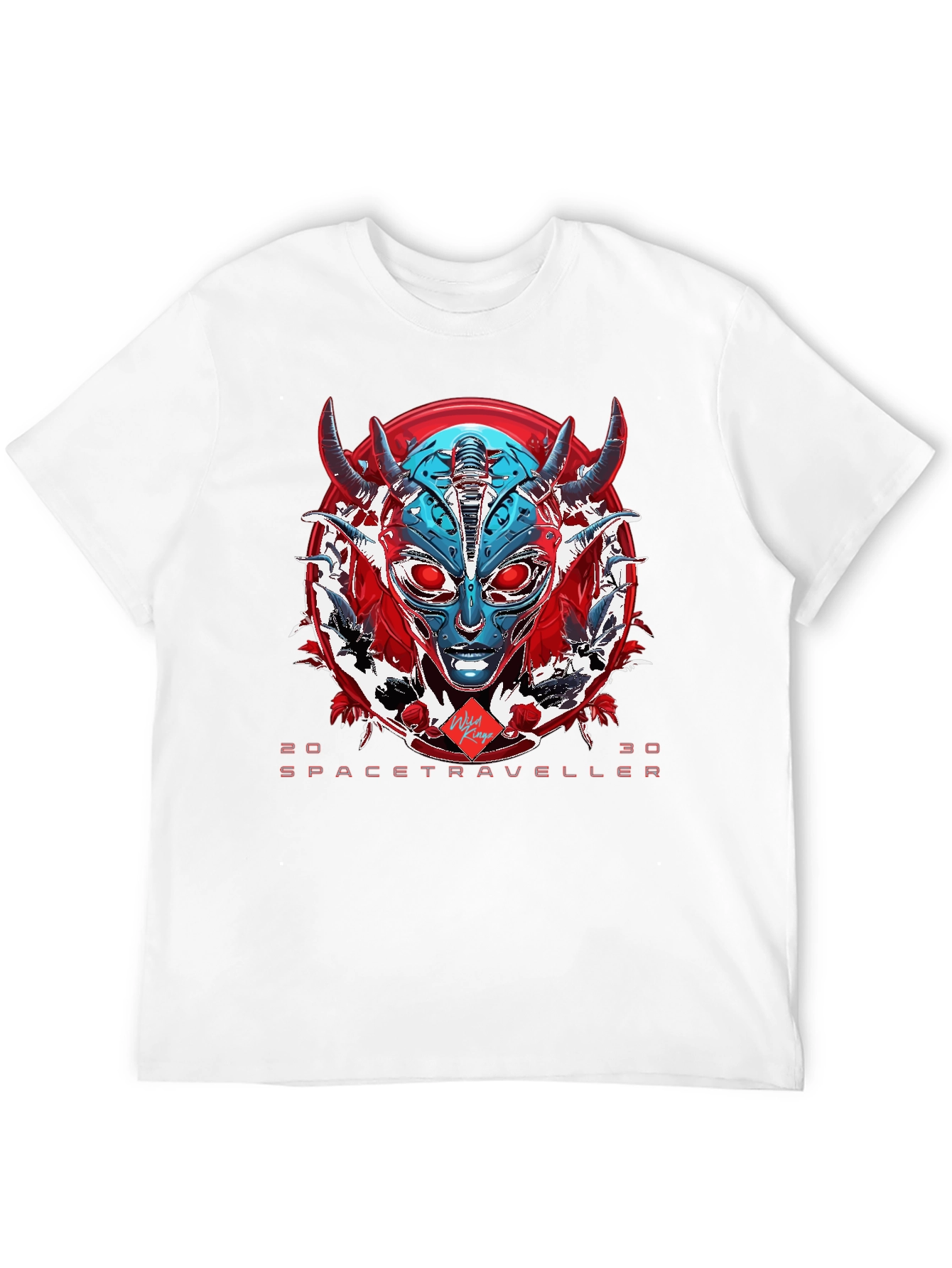 Sci-Fi Spacetraveller Graphic T-Shirt