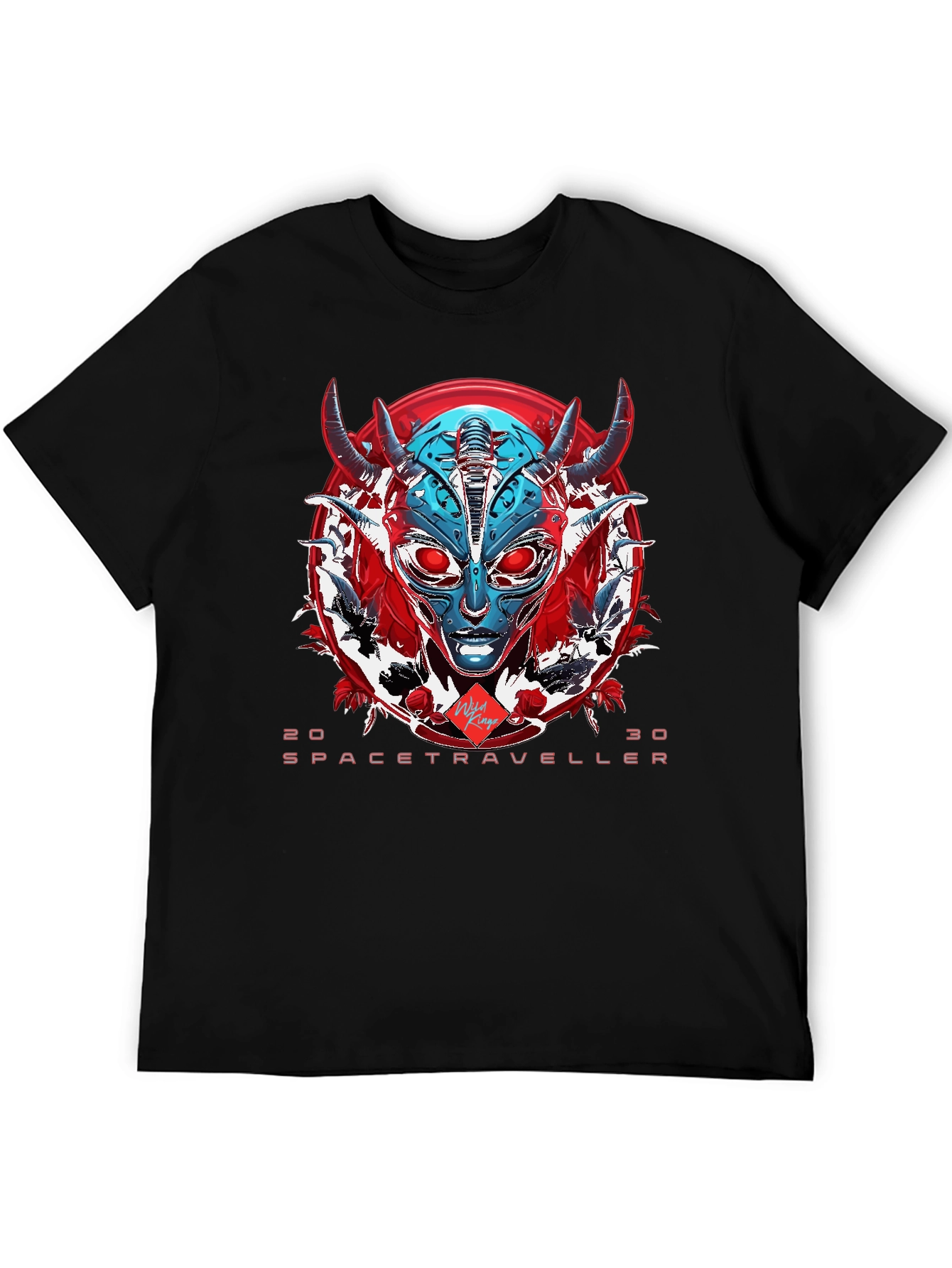 Sci-Fi Spacetraveller Graphic T-Shirt
