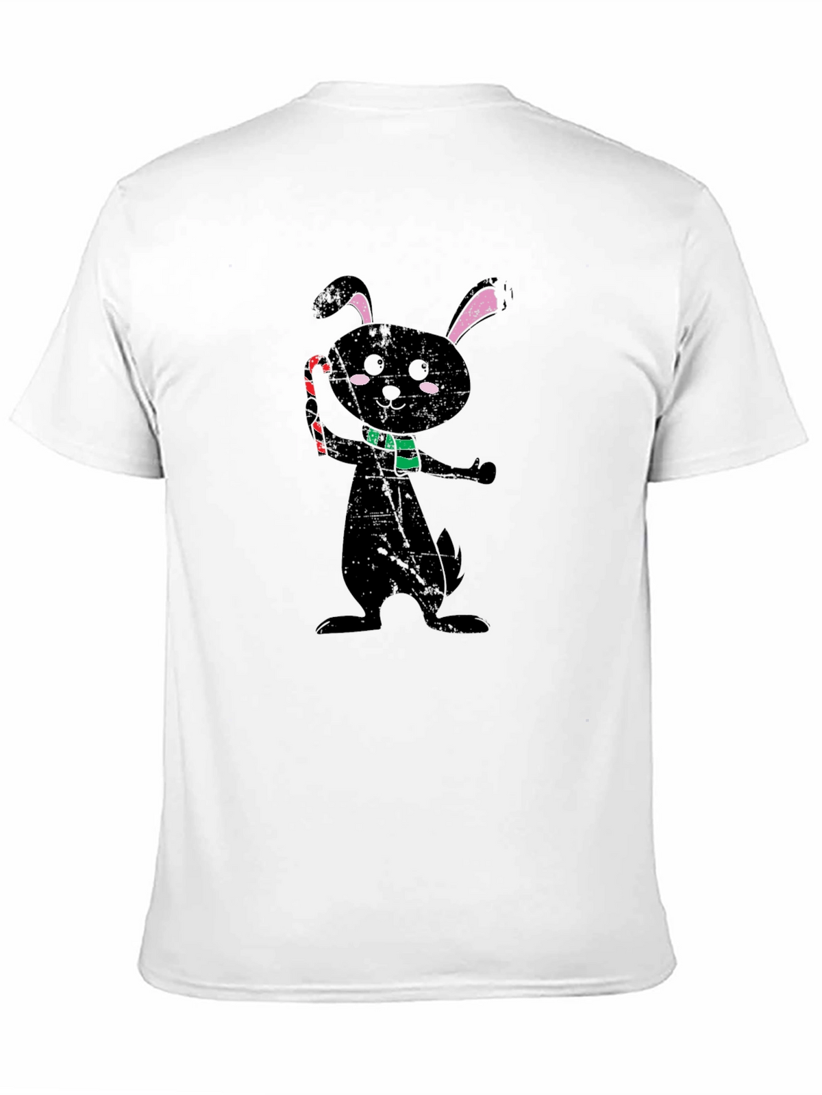 Festive Black Rabbit Graphic Tee